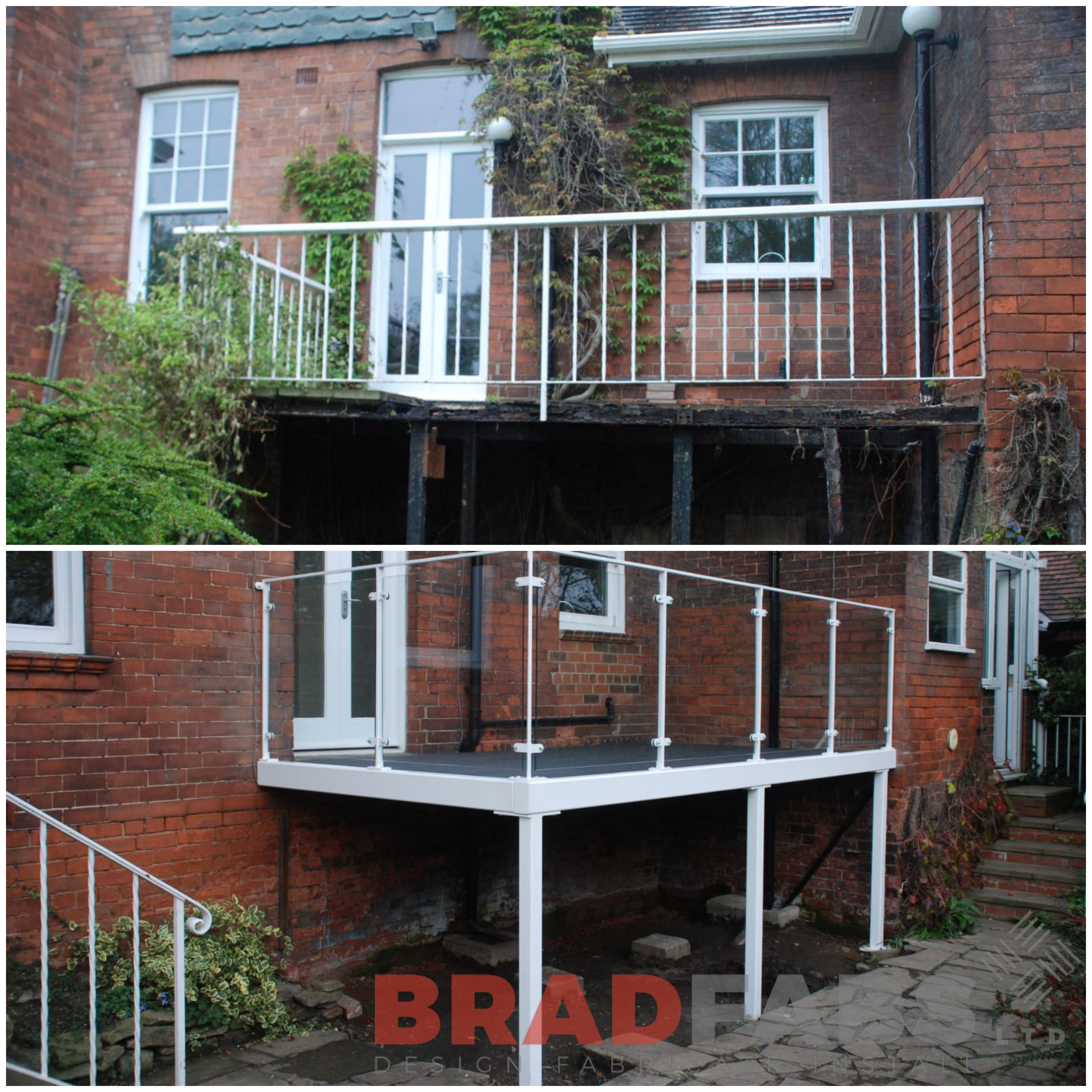 The wow factor in your garden with this steel balcony