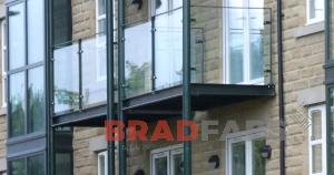 Apartment balcony Structure manufactured by BRADFABS in West Yorkshire, UK