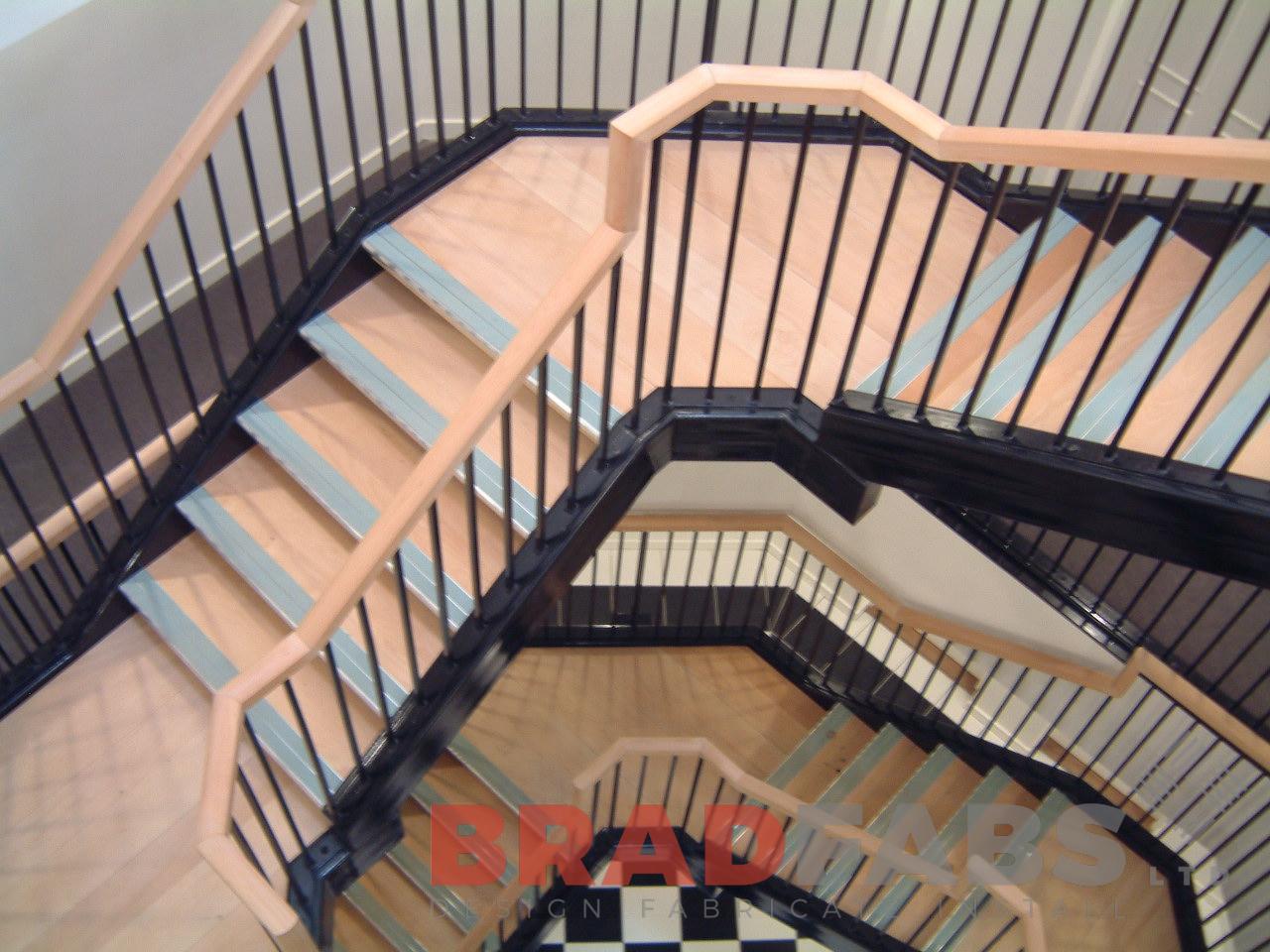 Bradfabs is one of the only few companies that possess the skills to make a curved steel staircase