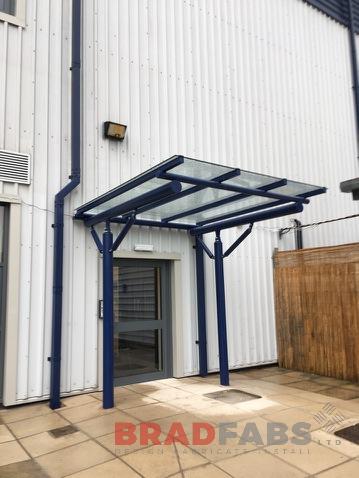 Canopy to provide Shelter at a main entrance to an office