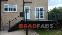 BRADFABS made this balcony staircase and platform.