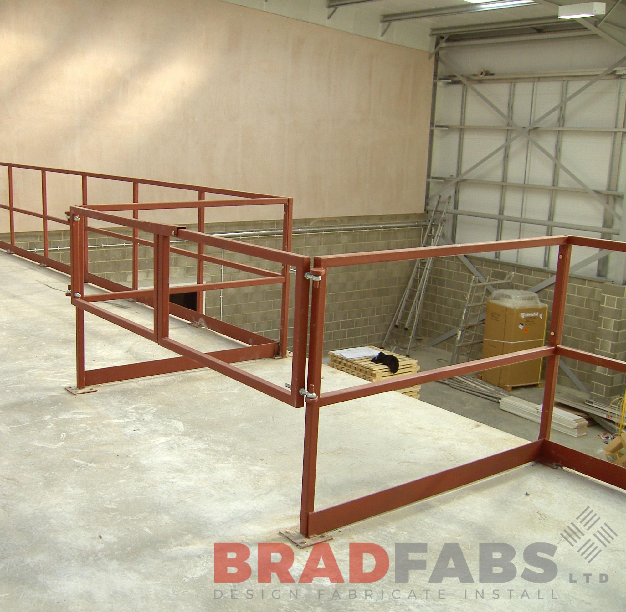 mild steel internal gates powder coated. Designed, supplied and installed by bradfabs 