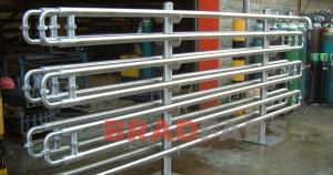 One off heat exchange fabricated by bradfabs in bradford, stainless steel heat exchange