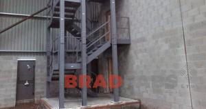 External Steel Staircase Installed By Bradfabs In West Yorkshire