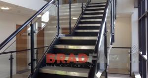 Steel and Glass Staircase In Bradford