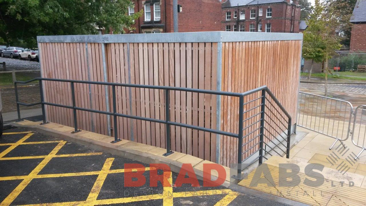 mild steel, galvanised and powder coated railings by Bradfabs 