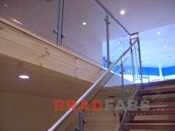Balustrading Fabricated by Bradfabs, Balustrade installed by Bradfabs, Stainless steel domestic balustrading