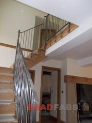 High Specification solid stainless steel balustrade, supplied and fitted by BRADFABS