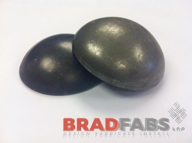 Steel Bollard Tops - Domed Caps a Stock Item by Bradfabs