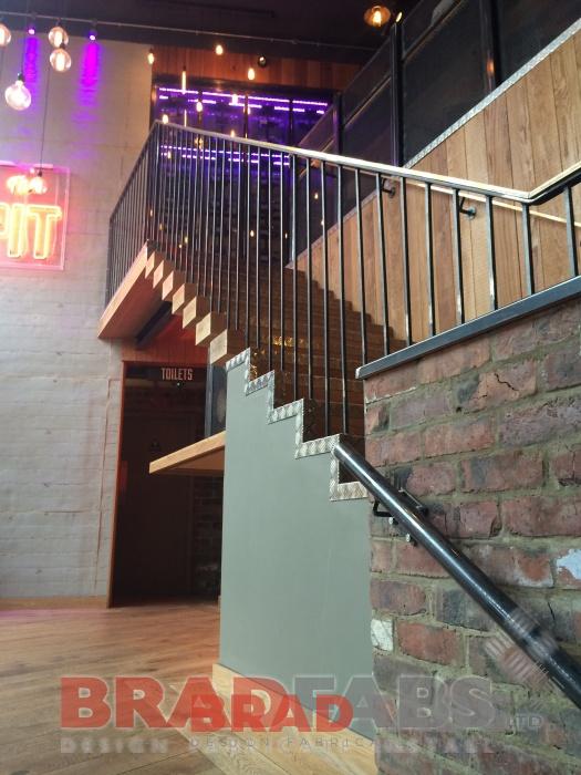 Staircase Balustrade with industrial look
