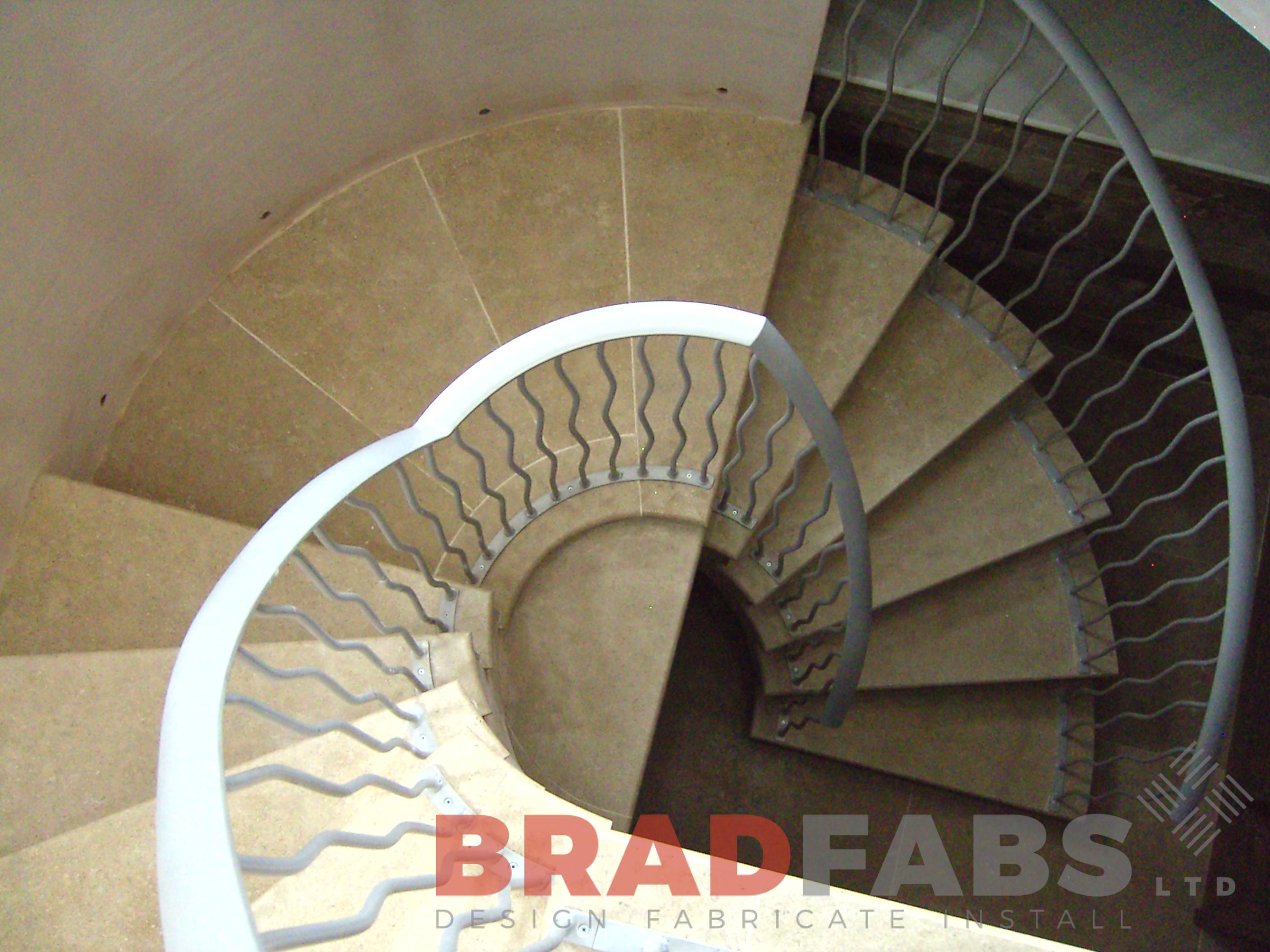Balustrading fabricated and installed by Bradfabs in Bradford West Yorkshire