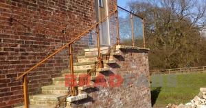 Powder Coated Steel Balustrade - installed in West Yorkshire